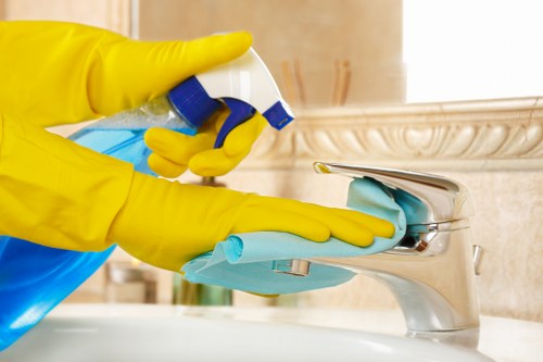 Professional West Drayton carpet cleaners refreshing a home carpet